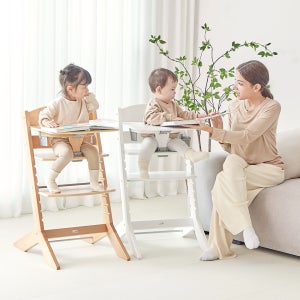 고이터 하이체어 아기 유아 이유식 원목 식탁의자 네츄럴