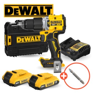 디월트 DCD806D2 20V 충전 컴팩트 해머드릴 드라이버 2Ah 배터리 2개 세트