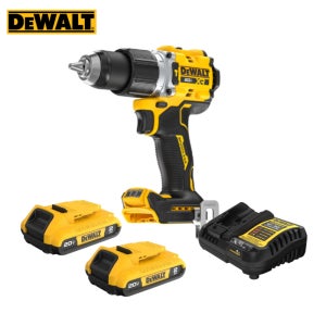 디월트 DCD806D2 20V 충전 컴팩트 해머드릴 드라이버 2Ah 배터리 2개 세트
