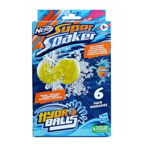 너프 물폭탄 수퍼소커 하이드로 볼 6입 어린이 물놀이 장난감