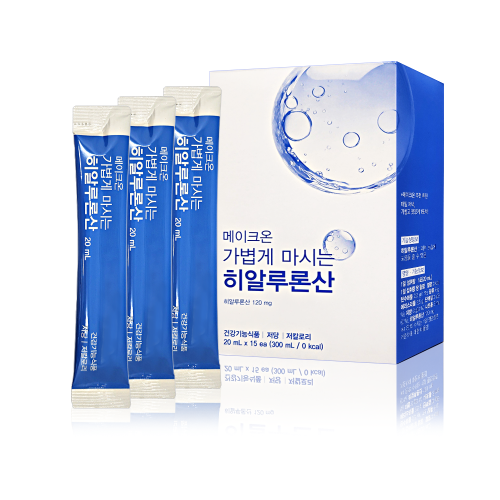 <b>아모레퍼시픽</b> 메이크온 가볍게 마시는 <b>히알루론산</b> 20mlx15개 (시음용)
