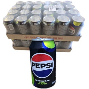 펩시 제로 라임 355ml 48캔 제로슈거