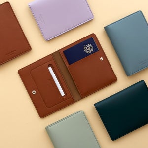여권케이스 각인 여권 3개수납 여행 지갑 커버 RFID차단 안티스키밍 해킹방지