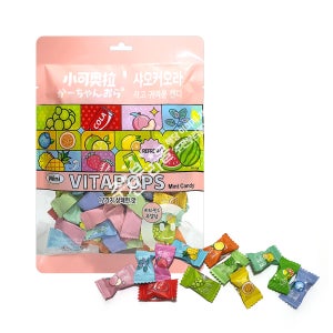 한국 공식수입정품 샤오커오라 비타팝스캔디 (100g/중) x 1봉