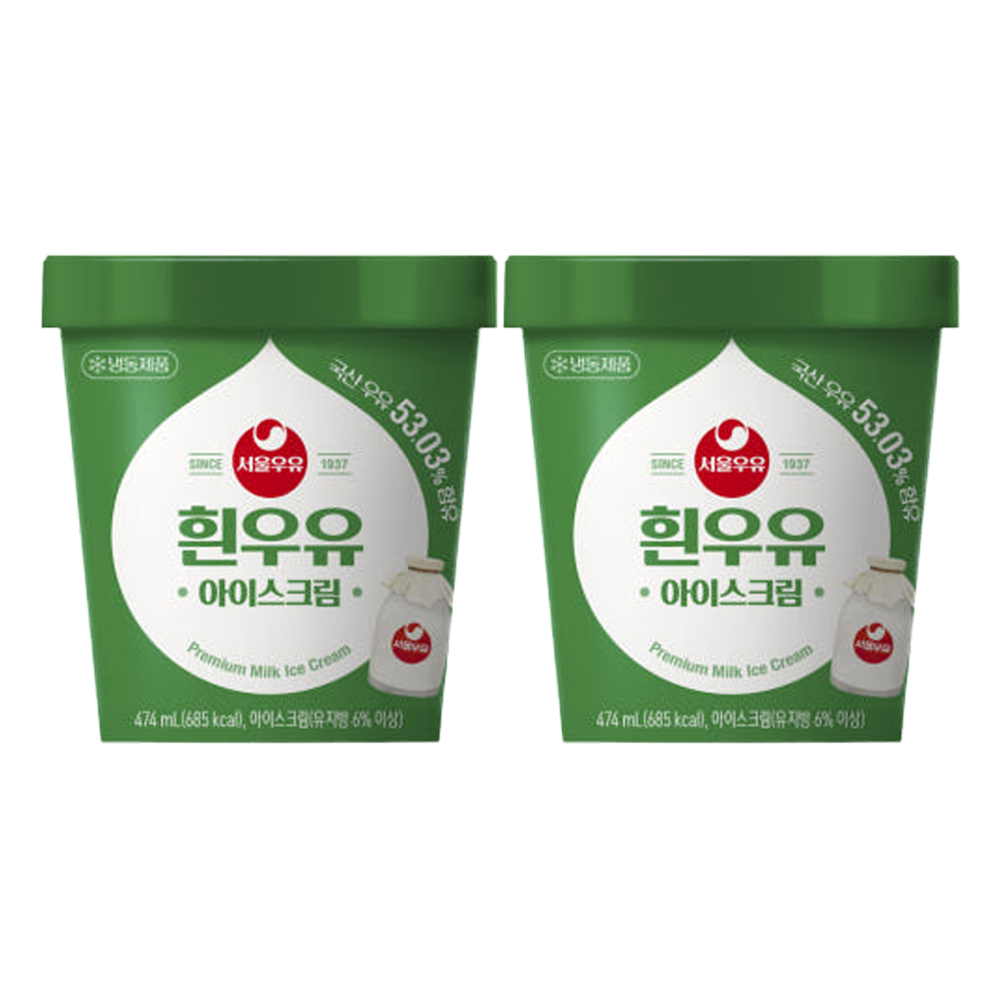 아이스크림 흰우유아이스크림