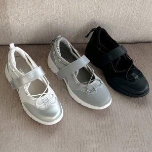 메리제인 스트랩 운동화 샌들 5cm 통굽