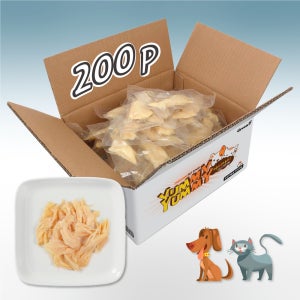 야미야미 고양이 강아지 촉촉한 통살 간식 순닭가슴살, 22g, 200개