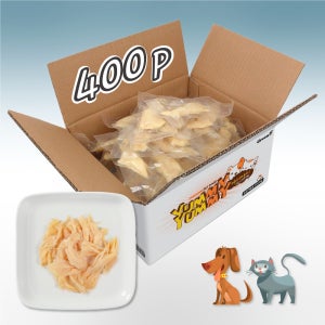 야미야미 고양이 강아지 촉촉한 통살 간식 순닭가슴살, 22g, 400개