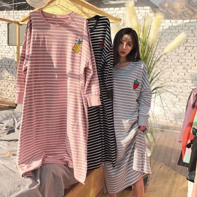 홈캉스 루즈핏레깅스 여성 간절기 원피스스트릿룩 베이직