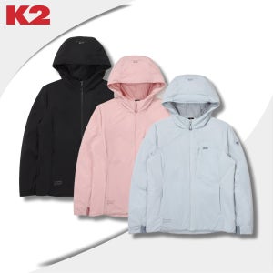 K2 안감 자켓 여성 프리마로프트 기능성 경량 패딩 후드 점퍼