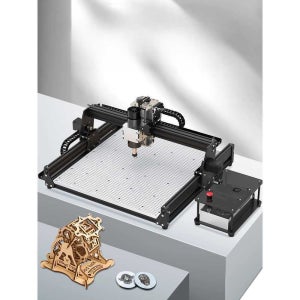 CNC 조각기 목공 레이저 각인기 탁상형 컷팅기 공예 43x39cm+이동+공구세팅