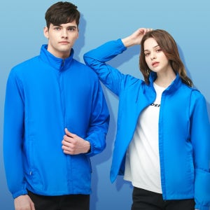 단체바람막이 고등학생바람막이 러닝 홑겹 커플 운동 기본