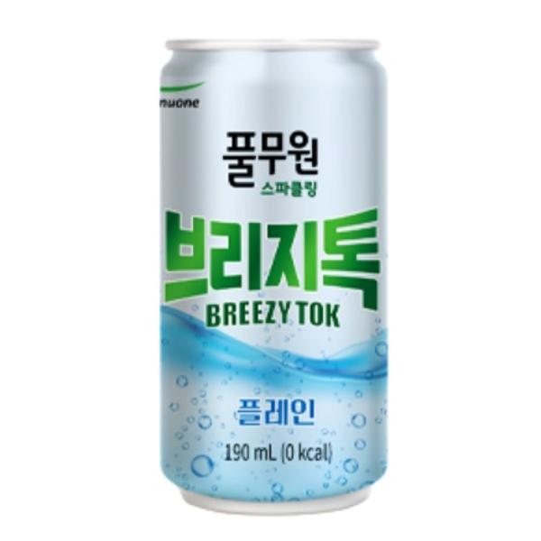 <b>풀무원</b> 브리지톡 플레인 캔 손님초대 탕비실 <b>운동</b> 190ml 30개
