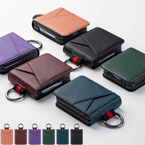 J2L 갤럭시Z플립6 라피네 레인 제트플립 스마트링 다이어리 케이스