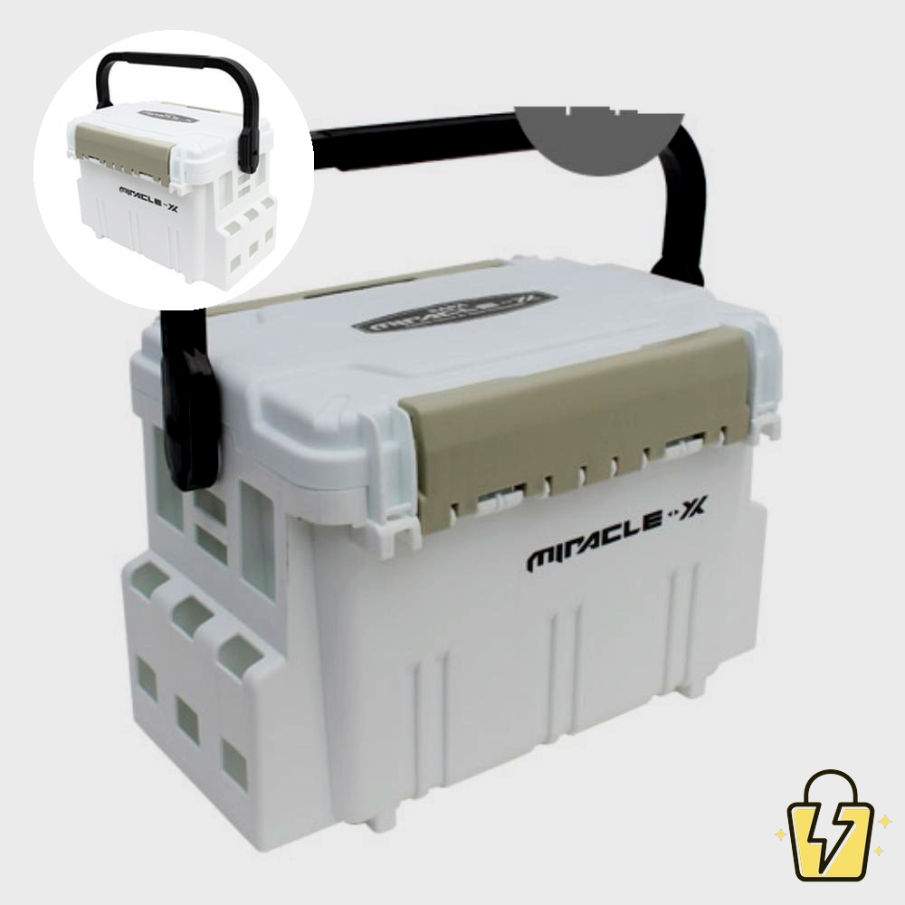 AD 하드 태클박스 20리터 화이트 미끼박스 루어케이스