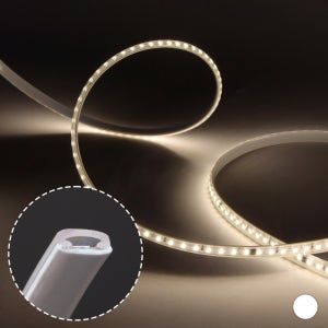 더쎈 LED 방수 논네온 플렉스 스트립조명 줄조명 DOA 50M 8W 단면