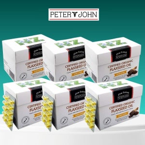 (6박스) 뉴질랜드 플랙시드오일 피터앤존 아마씨유 오메가3 리그난 1000mg 200 소프트젤