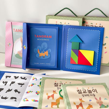 [행사] 유치원 어린이집 생일 답례품 단체 선물 할로윈 구디백 자석 칠교놀이 블루
