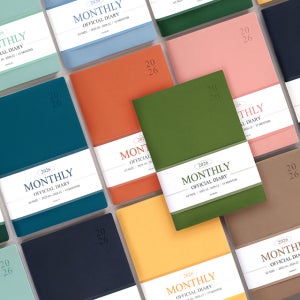 [인디고] 2026 오피셜 A5 먼슬리 다이어리 (날짜형 25절 월간) 업무용