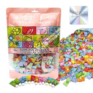 한국총판 무설탕 샤오커오라 비타팝스캔디 (500g/대) x 1봉
