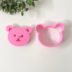 곰돌이 도시락 꾸미기 틀 / 샌드위치 커터 쿠키틀