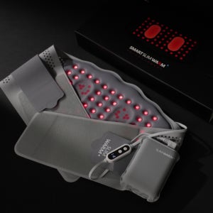 슬림웜 LED 허리찜질기 근적외선 복부 온열찜질기 원적외선 찜질