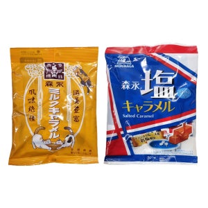 모리나가 밀크 카라멜 88g + 소금 카라멜 83g x 3개씩 (총 6개)