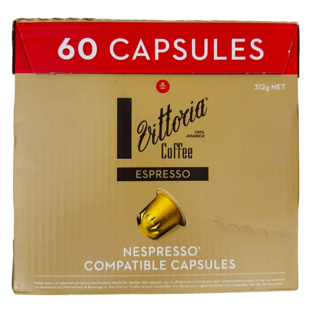 비토리아 네스프레소호환 캡슐커피 60개 호주국민커피 다크로스트 가정용 사무실용