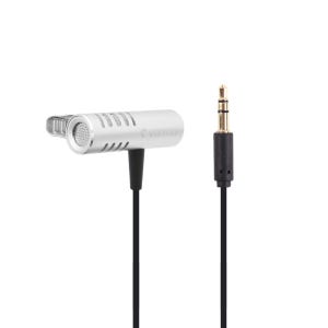 Coms BT121 마이크 고급 미니형 클립고정 스마트폰 마이크 3.5 스테레오 1.8M