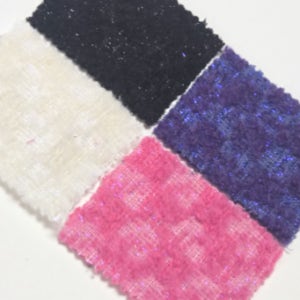 베르쏘 칼라 메탈 자카드 울 양면 부클 체크 트위드원단 4칼라 자가드 엠보싱