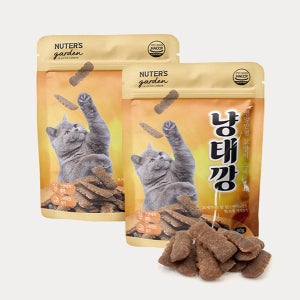 누터스가든 냥태깡 고양이간식 이빨과자 오메가3 유리너리, 50g, 2개