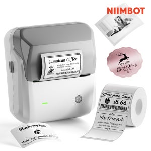 NIIMBOT 라벨프린터 B31 네임스티커 업소 마트 커피숍 가정 님봇 광폭 라벨기