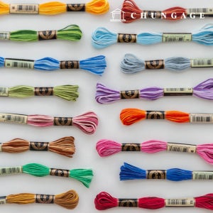 복합사 프랑스자수실 십자수실 생활자수 DMC번호 호환 48 125