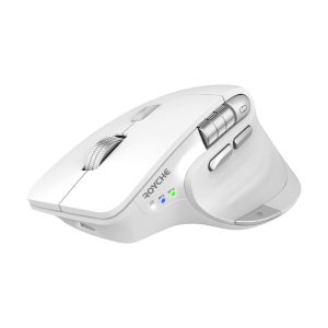 로이체 RX-900S 무선 하프 버티컬 마우스 스마트 스크롤 멀티페어링 화이트
