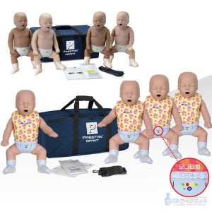 심폐소생술 모형 AED 마네킹 CPR 교육 영아모니터형 4PACK