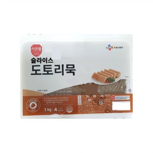 이츠웰 도토리묵 슬라이스 3kg