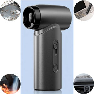 차량청소 키보드 미니 송풍기 튜브 공기주입기 캠핑 필수템