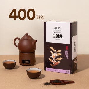 쌍계명차 깊고 부드러운 보이차 40티백 100티백 100개입, 4개