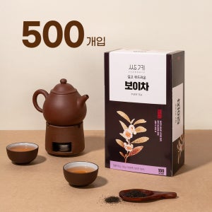 쌍계명차 깊고 부드러운 보이차 40티백 100티백 100개입, 5개