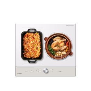 쿠첸 인덕션 전기레인지 화이트 1등급 3구 올파워 3400W 직접방문 무료설치