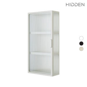 히든바스 모루장 욕실 수납장 상부장 화장실 수건장 유리도어