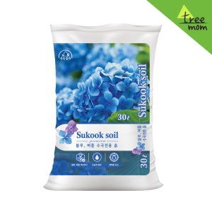 트리맘 블루수국쏘일 30L - 파란색, 보라색 수국 전용 상토 분갈이흙