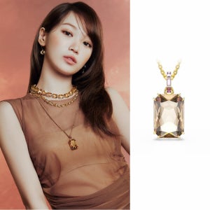 [스와로브스키/본사정품] Millenia 골드 톤 롱 목걸이 5725752