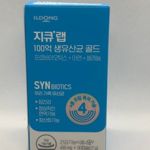 청소년장건강유산균 지큐랩 100억 생유산균 골드 프로바이오틱스 아연 셀레늄 60정