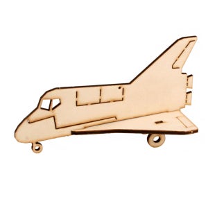 영공방 목공 DIY 직접 만드는 쉬운 조립 키트 아기 우주왕복선 모형 소품 만들기 장난감