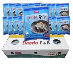 [전문점 냉면육수] 대도식품 해가득 동치미냉면육수 350g 30인분 박스판매상품 새콤달콤 냉면집 고기집 갈비집 중국집 오이냉국 가지냉국 김치말이국수