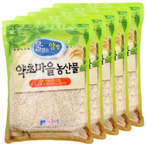 국산 늘찰보리쌀 2025년산 햇곡 찰보리 잡곡밥용 보리밥 1kg, 5개