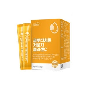 EVERFIT 글루타치온저분자콜라겐C30포 생기있는오늘 빛나는하루의시작 나를가꾸는슬기로운습관