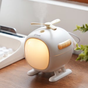GEEK 헬리콥터 미니 초음파 가습기 USB 휴대용 탁상용 사무실 SGH-4112W