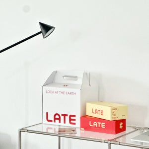 LATE 먼지없는 대나무 미용티슈 3겹 6개입 각티슈 + 선물패키지